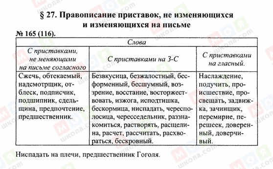 ГДЗ Русский язык 10 класс страница 165(116)