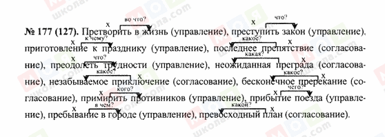 ГДЗ Російська мова 10 клас сторінка 177(127)