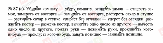 ГДЗ Російська мова 10 клас сторінка 87(с)