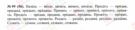 ГДЗ Російська мова 10 клас сторінка 99(56)