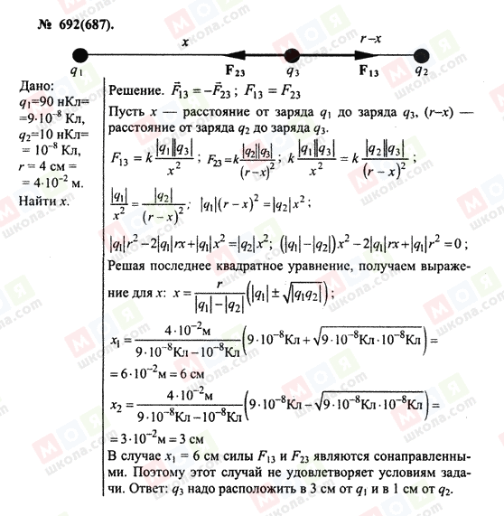 ГДЗ Фізика 10 клас сторінка 692