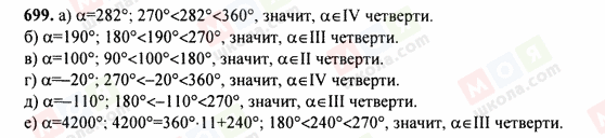 ГДЗ Алгебра 9 класс страница 699