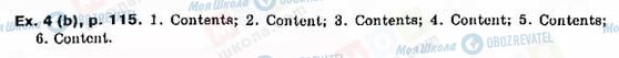 ГДЗ Англійська мова 9 клас сторінка Ex.-4(b),-p.115