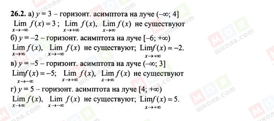 ГДЗ Алгебра 10 класс страница 26.2