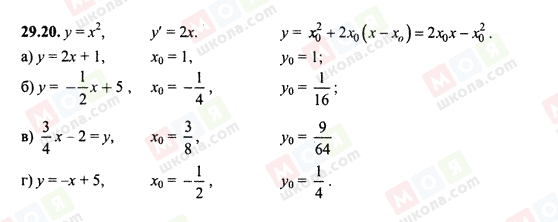 ГДЗ Алгебра 10 класс страница 29.20