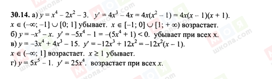 ГДЗ Алгебра 10 клас сторінка 30.14