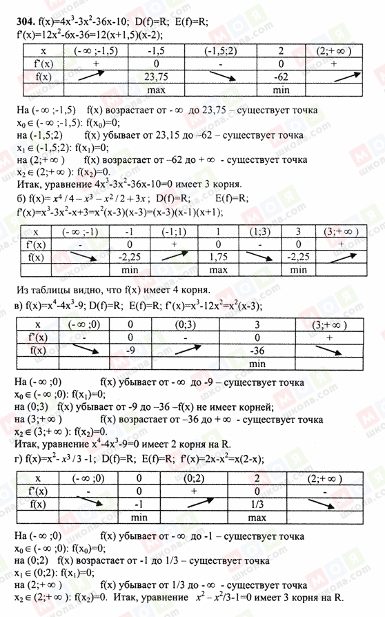 ГДЗ Алгебра 10 клас сторінка 304