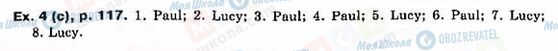 ГДЗ Англійська мова 9 клас сторінка Ex.-4(c),-p.-117.