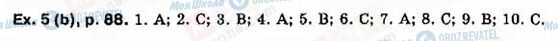 ГДЗ Английский язык 9 класс страница Ex.-5(b),-p.-88.