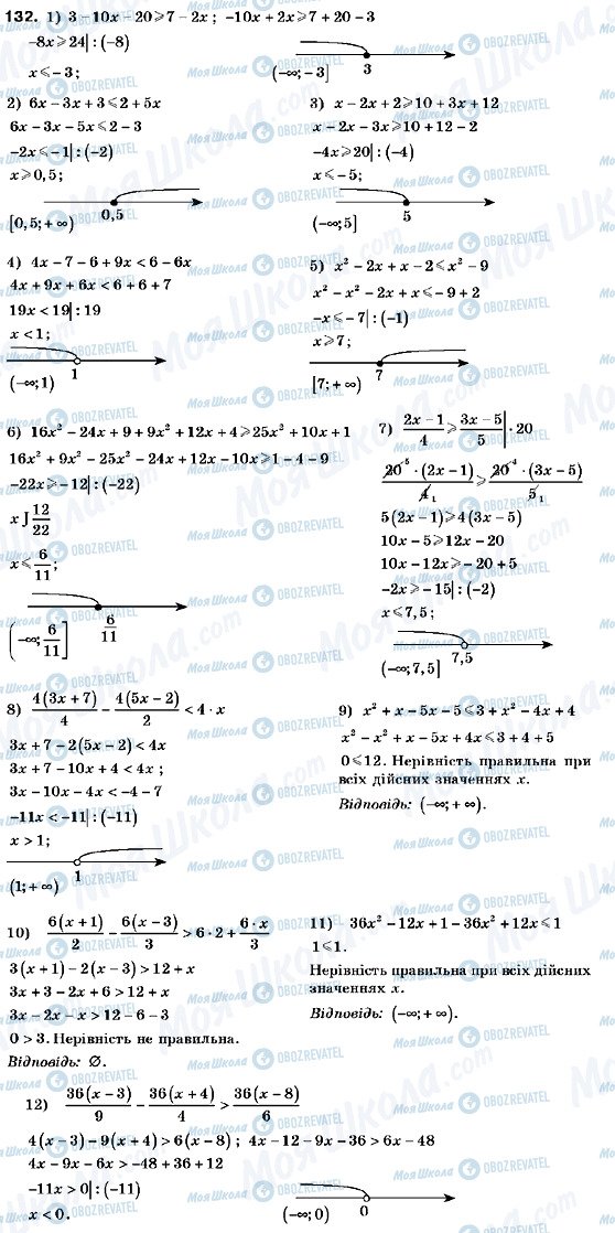 ГДЗ Алгебра 9 класс страница 132