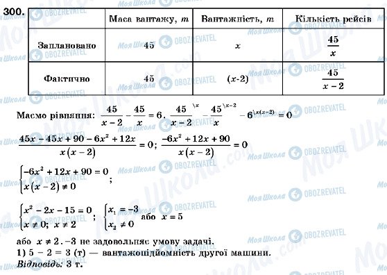 ГДЗ Алгебра 9 класс страница 300