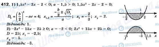 ГДЗ Алгебра 9 класс страница 412