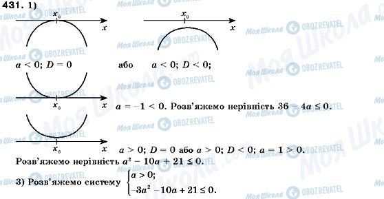 ГДЗ Алгебра 9 клас сторінка 431