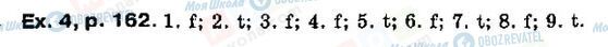 ГДЗ Англійська мова 9 клас сторінка P162, ex4
