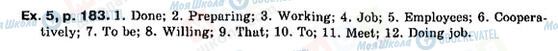 ГДЗ Англійська мова 9 клас сторінка P183, ex5