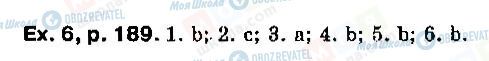 ГДЗ Англійська мова 9 клас сторінка P189, ex6