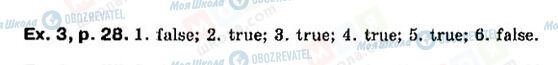 ГДЗ Англійська мова 9 клас сторінка P28, ex3