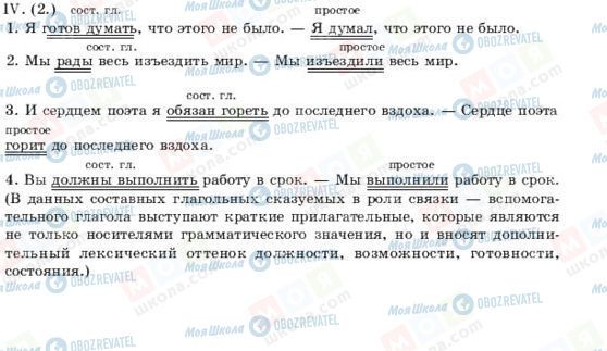 ГДЗ Русский язык 11 класс страница IV(2)