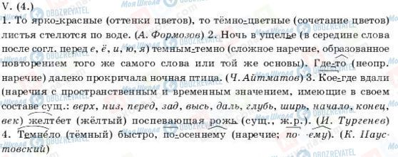 ГДЗ Русский язык 11 класс страница V(4)