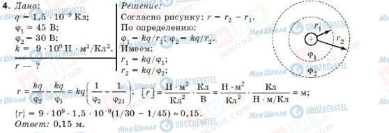 ГДЗ Физика 10 класс страница 4