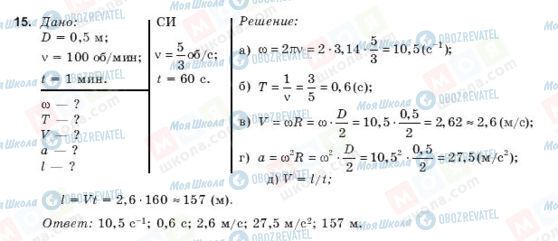 ГДЗ Физика 9 класс страница 15