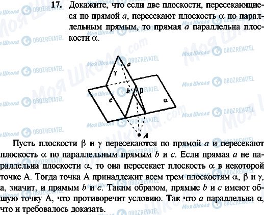 ГДЗ Геометрія 10 клас сторінка 17