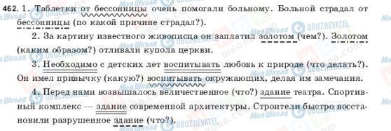 ГДЗ Російська мова 9 клас сторінка 462