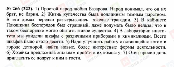 ГДЗ Російська мова 10 клас сторінка 266