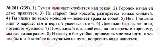 ГДЗ Російська мова 10 клас сторінка 281