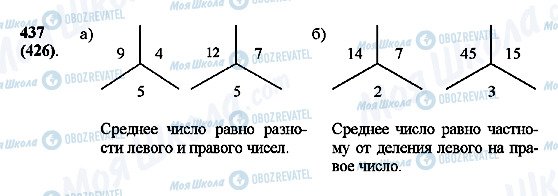 ГДЗ Математика 5 класс страница 437(426)