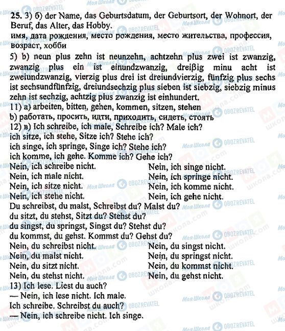 ГДЗ Німецька мова 5 клас сторінка 25
