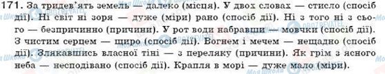 ГДЗ Українська мова 7 клас сторінка 171
