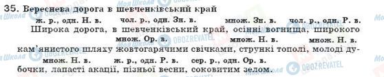 ГДЗ Українська мова 7 клас сторінка 35