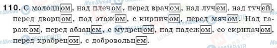 ГДЗ Російська мова 6 клас сторінка 110