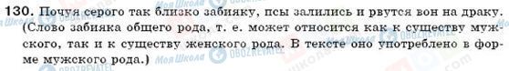 ГДЗ Російська мова 6 клас сторінка 130