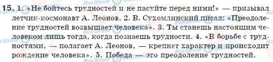 ГДЗ Російська мова 6 клас сторінка 15