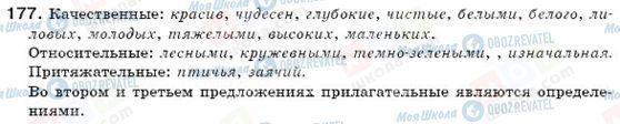 ГДЗ Російська мова 6 клас сторінка 177