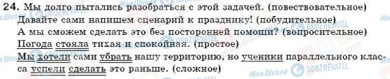 ГДЗ Російська мова 6 клас сторінка 24