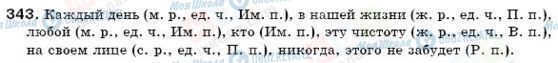 ГДЗ Російська мова 6 клас сторінка 343