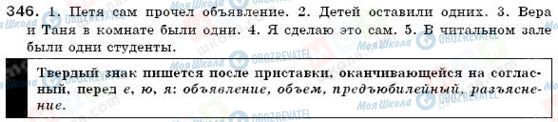 ГДЗ Російська мова 6 клас сторінка 346