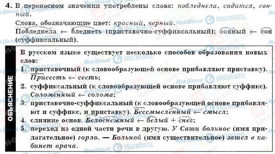 ГДЗ Російська мова 6 клас сторінка 4