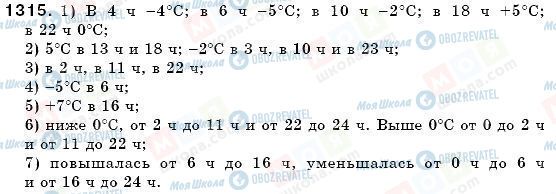 ГДЗ Математика 6 класс страница 1315