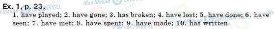 ГДЗ Англійська мова 6 клас сторінка упр. 1, стр. 23