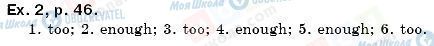 ГДЗ Английский язык 6 класс страница упр. 2, стр. 46
