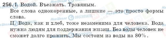 ГДЗ Російська мова 5 клас сторінка 256