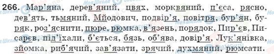 ГДЗ Українська мова 5 клас сторінка 266