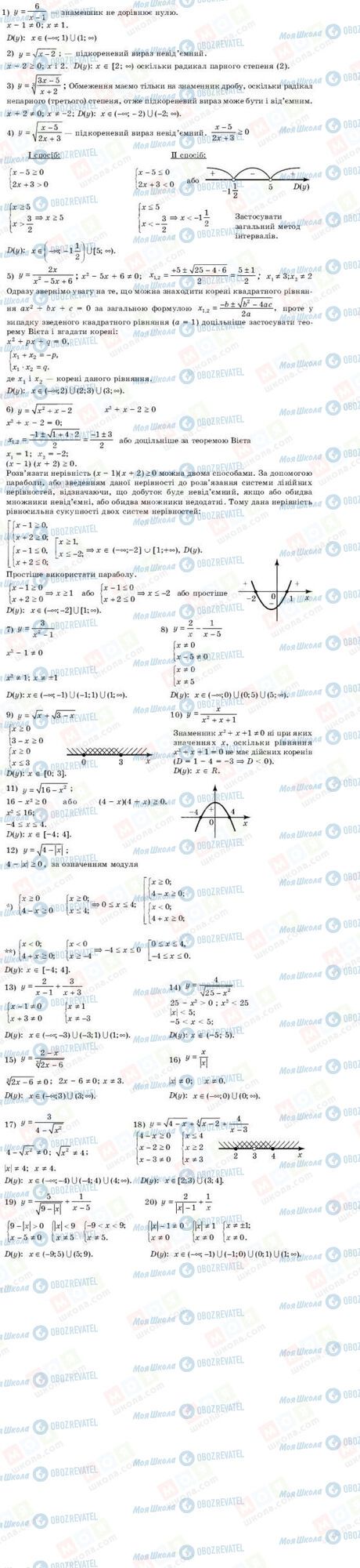 ГДЗ Алгебра 10 класс страница 1