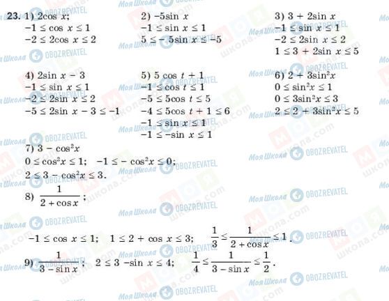 ГДЗ Алгебра 10 класс страница 23