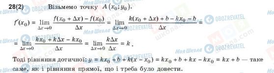 ГДЗ Алгебра 11 клас сторінка 28(2)