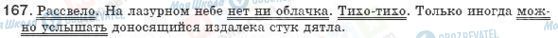 ГДЗ Російська мова 8 клас сторінка 167